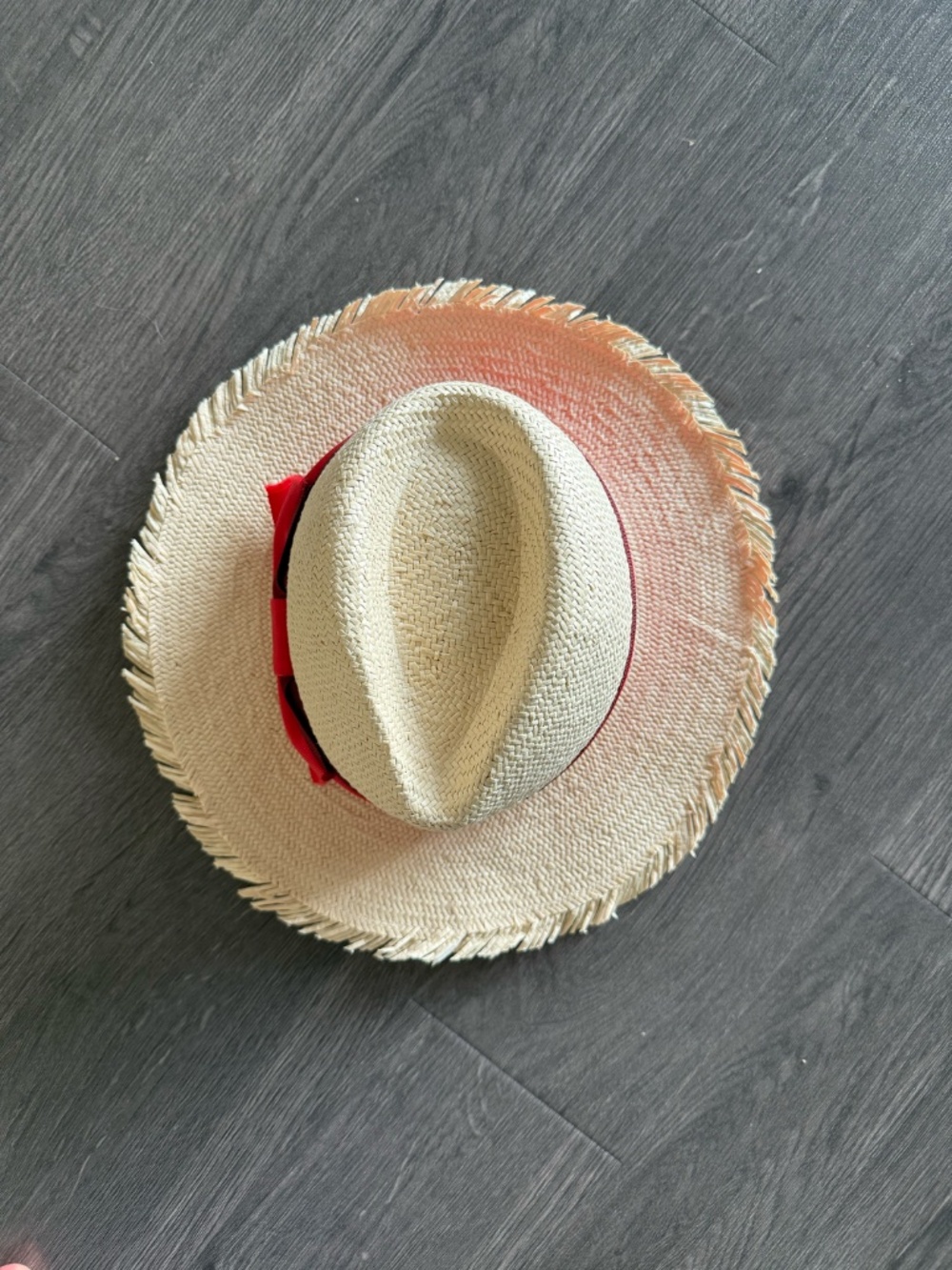 Kate Spade Cream Straw Hat with Bow - Picture 3 of 3